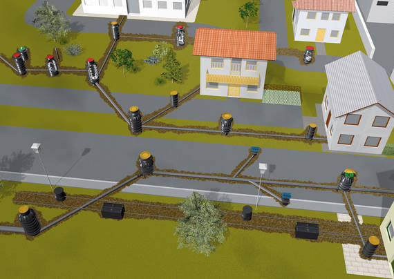 Bereiche des Schachtbaus Bereiche des Schachtbaus